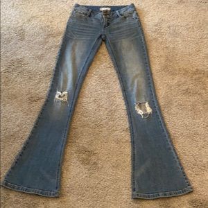 Free people bell bottom jeans